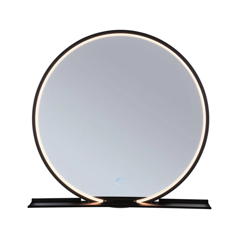 Paulmann - Miro LED Illuminated Spiegel TW IP44 Amb. Mirror/Matt Schwarz