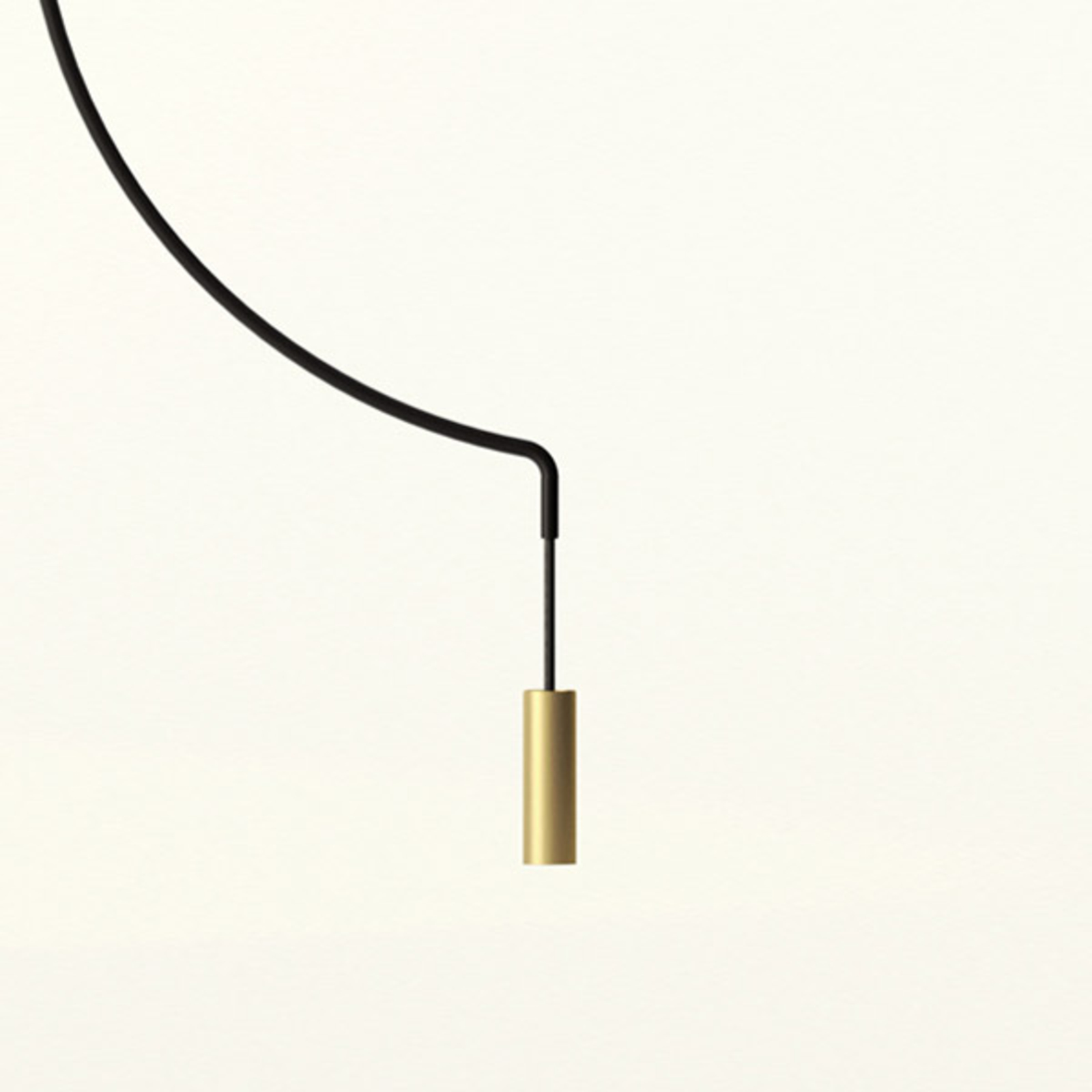 Axolight Liaison P1/M1 Pendellampe schwarz/gold