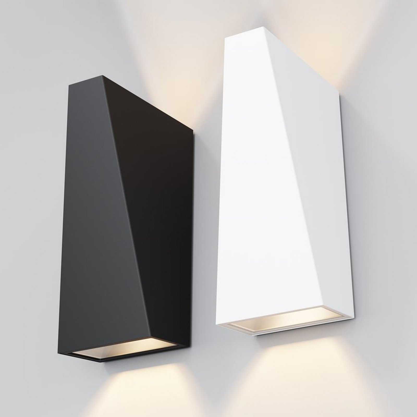 Times Square LED outdoor wall lamp white