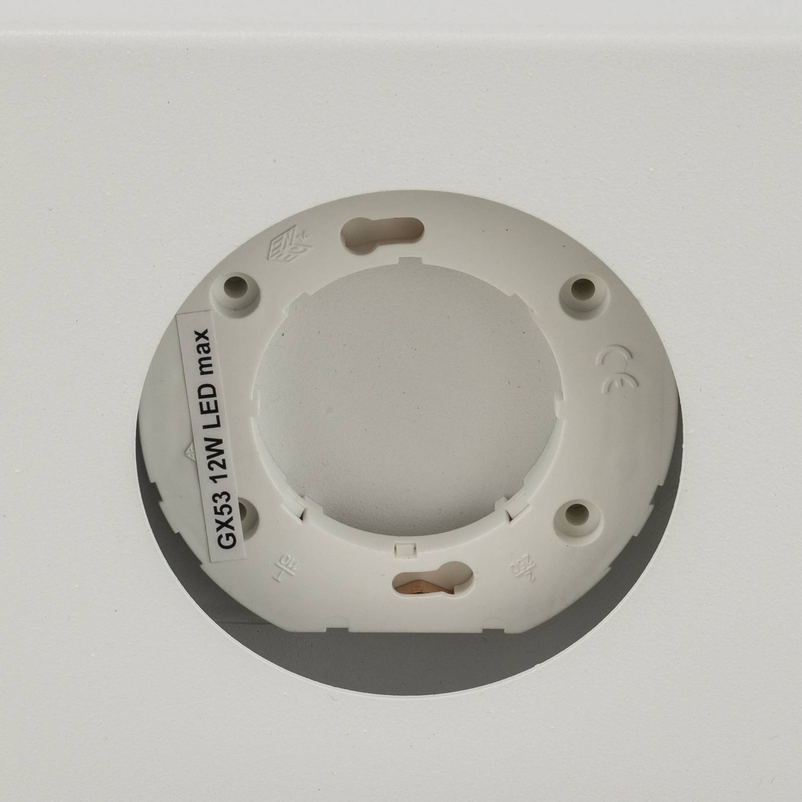Lampa sufitowa Hero, biała, 2-punktowa, 35 x 12 cm, metal, GX53