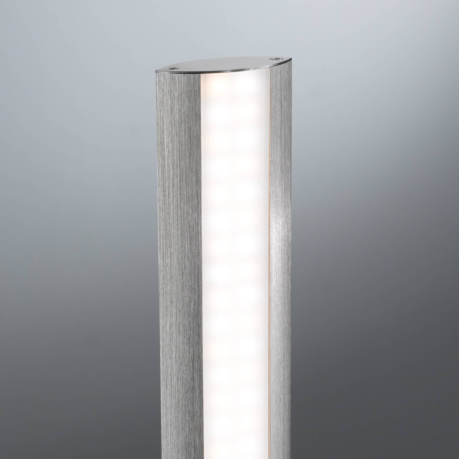 Lampa stojąca LED Beat, ściemniacz, CCT, aluminium