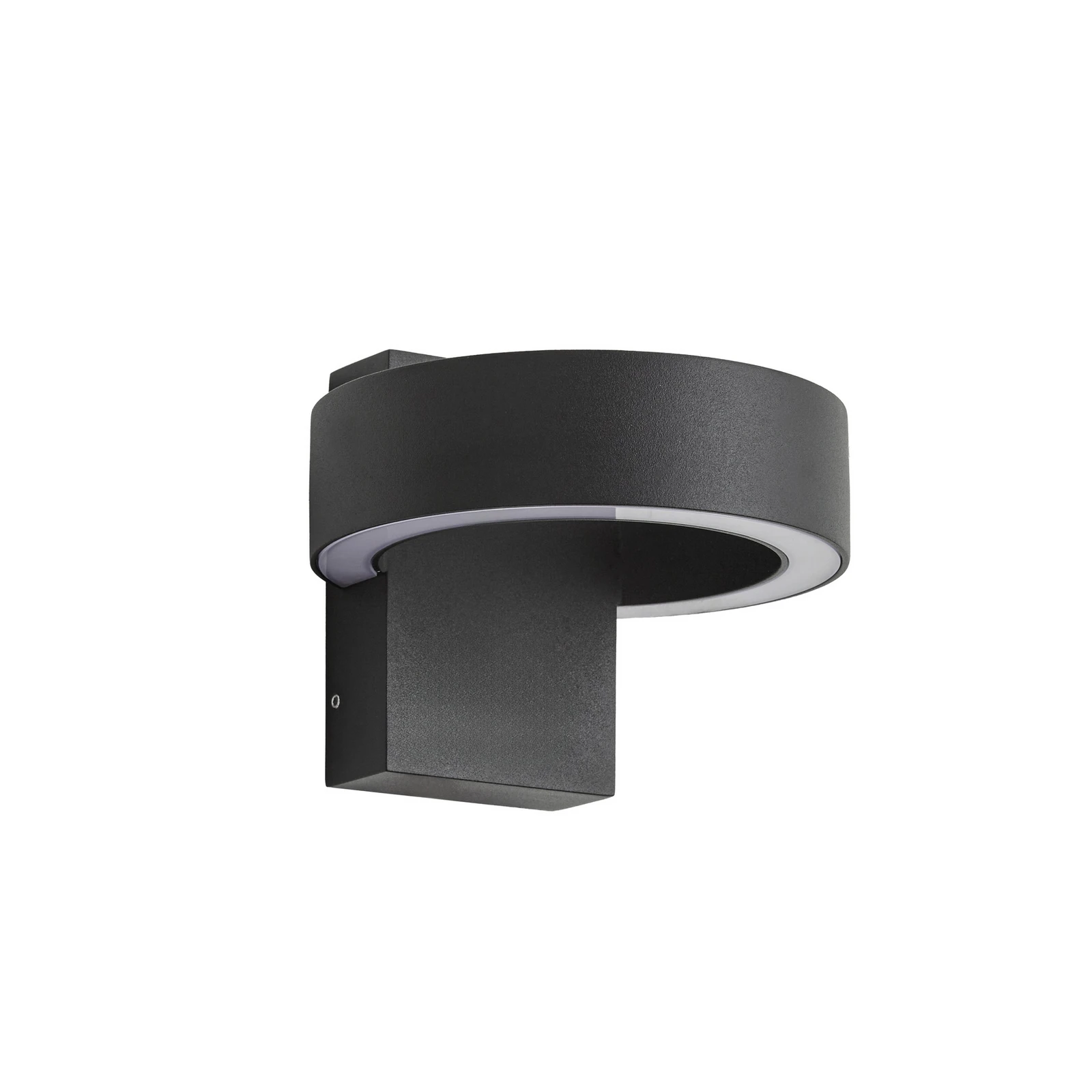 Lucande LED-Außenwandleuchte Nirella, schwarz, CCT, IP65