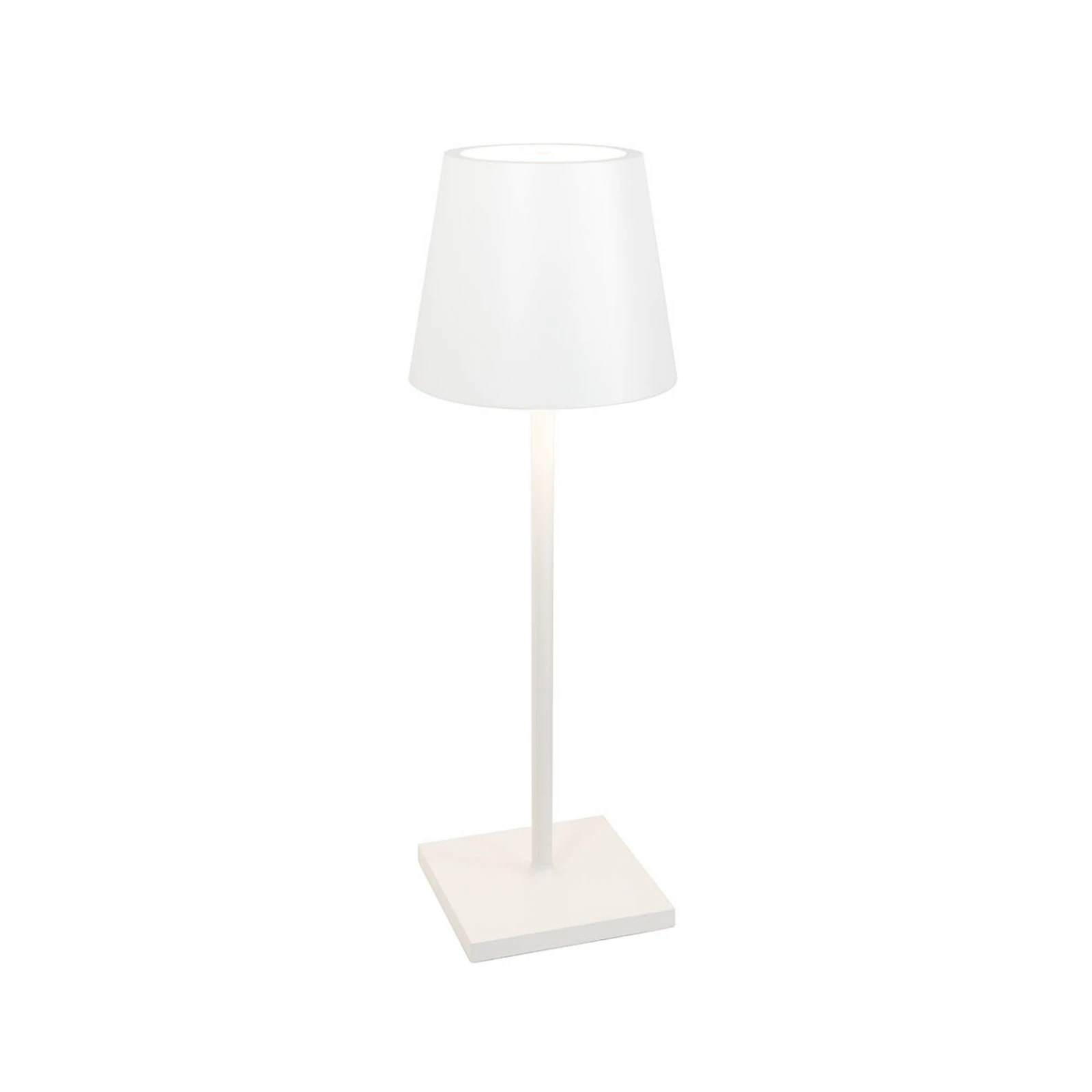 Zafferano Poldina L Desk Accu-tafellamp IP54 wit