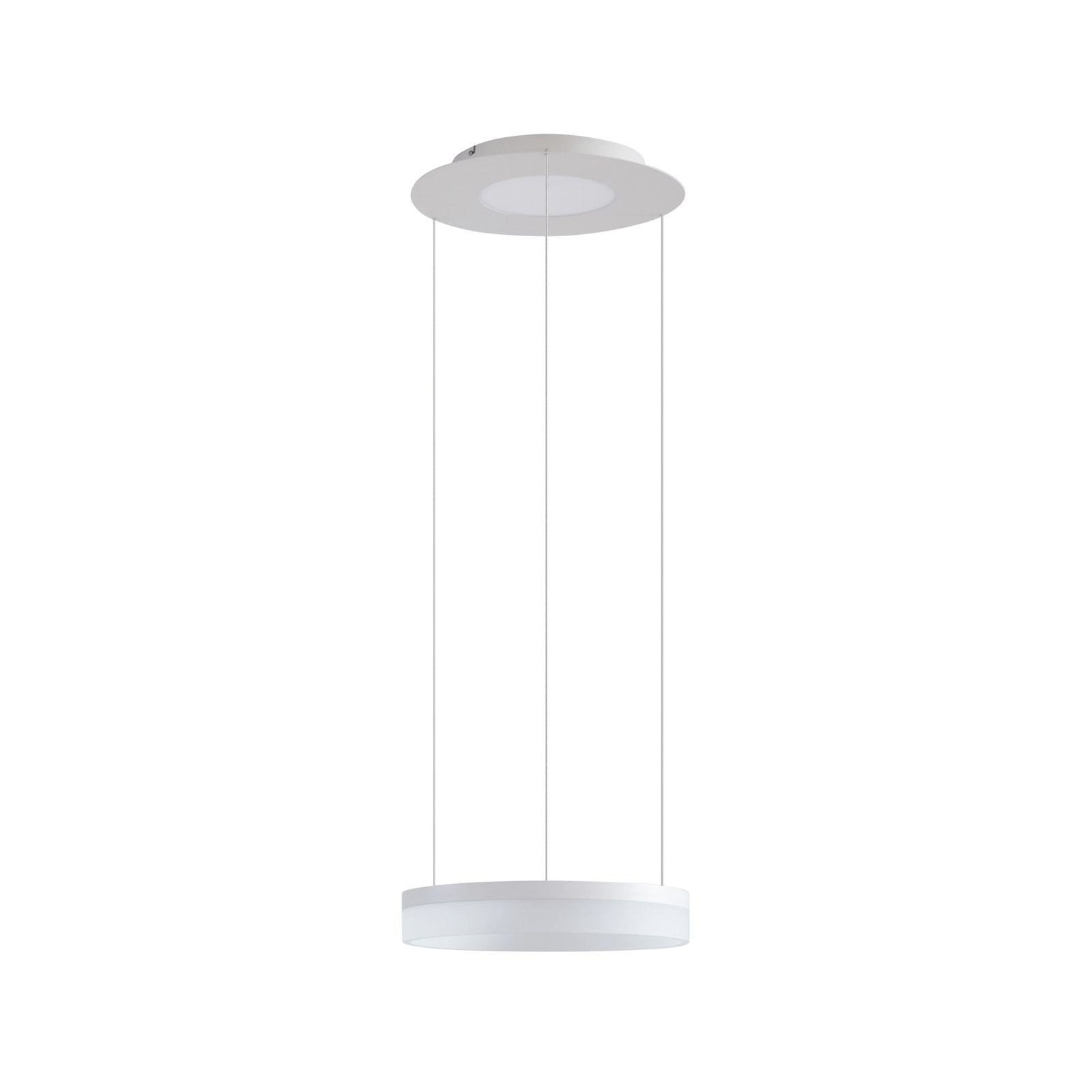 Lucande Smart LED pendant light Squillo white Tuya RGBW CCT