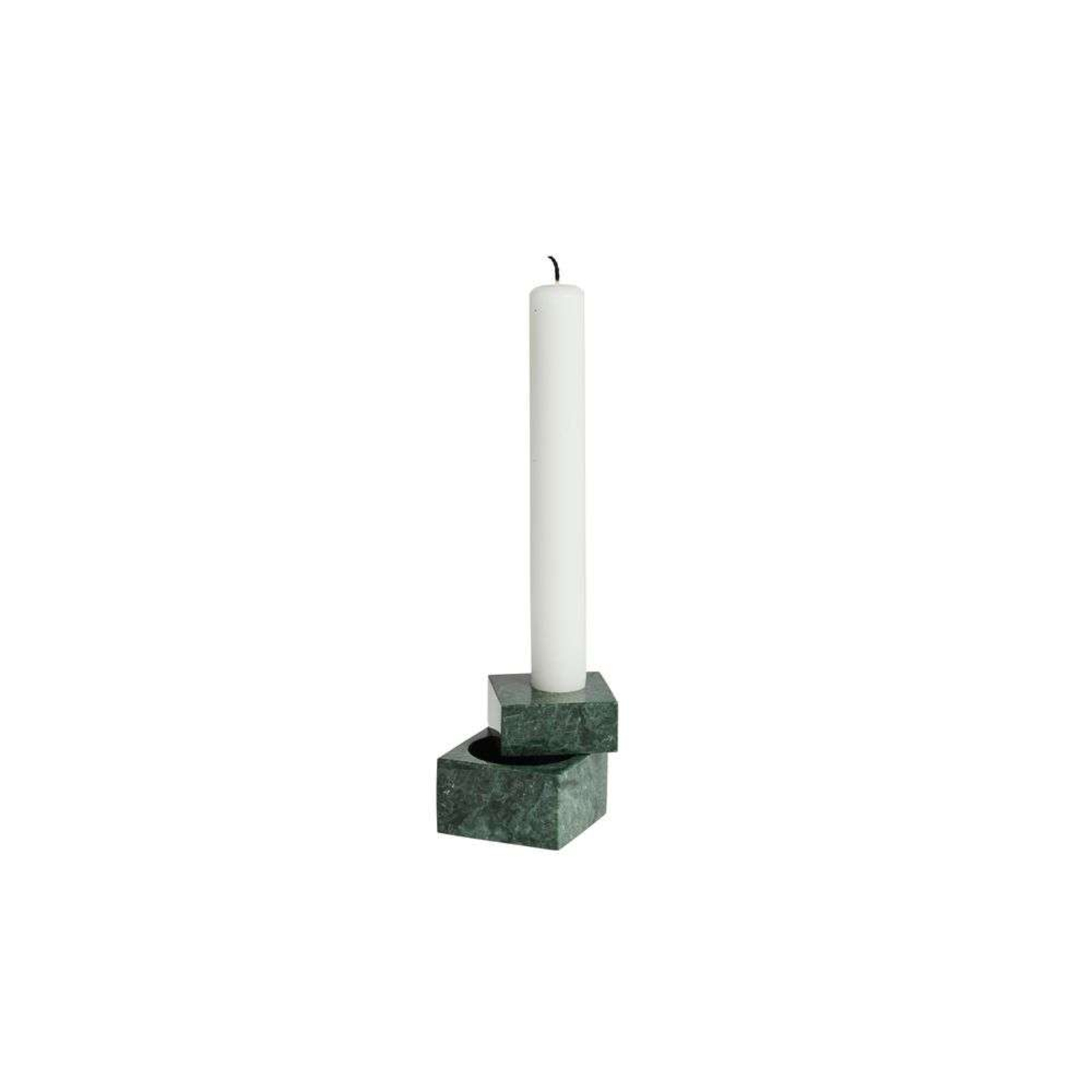 Jeu de dés 1 Candle Holder Green Marble - Woud