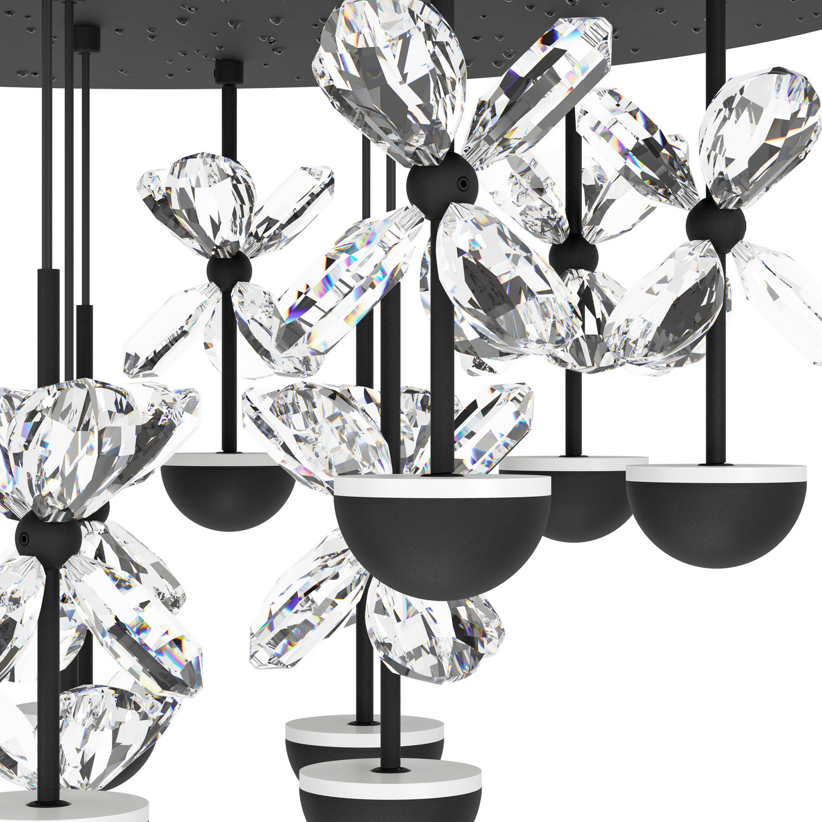 EGLO Stars Of Light LED-riippuvalaisin Pianopoli, musta, L. 87 cm