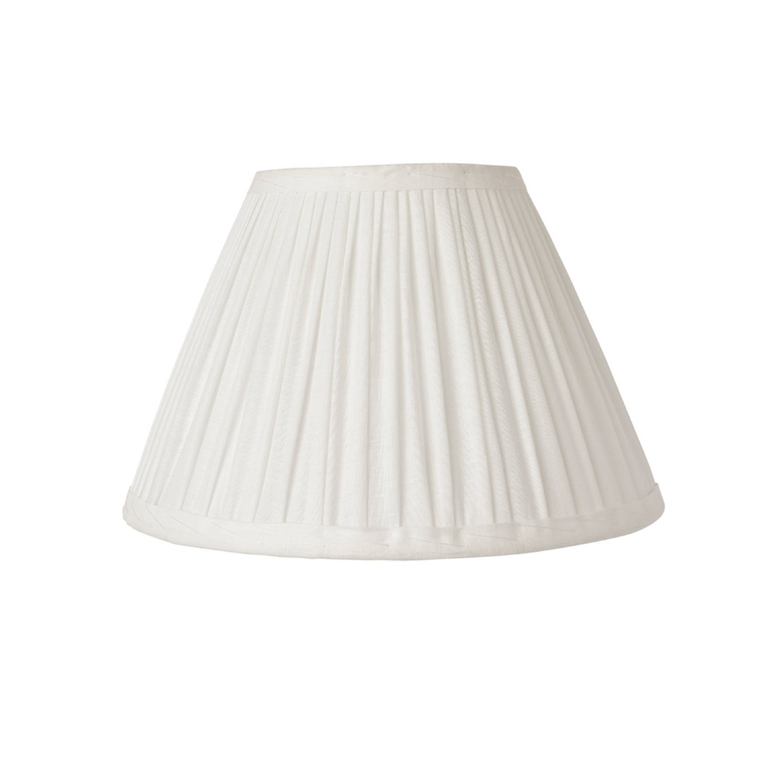 Abat-jour Ella, bijeli, Ø 33 cm, lan - Watt &amp; Veke