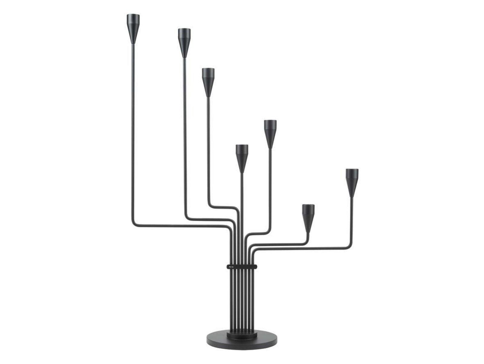 Karlsvognen Candle Holder H63 Black - Piet Hein