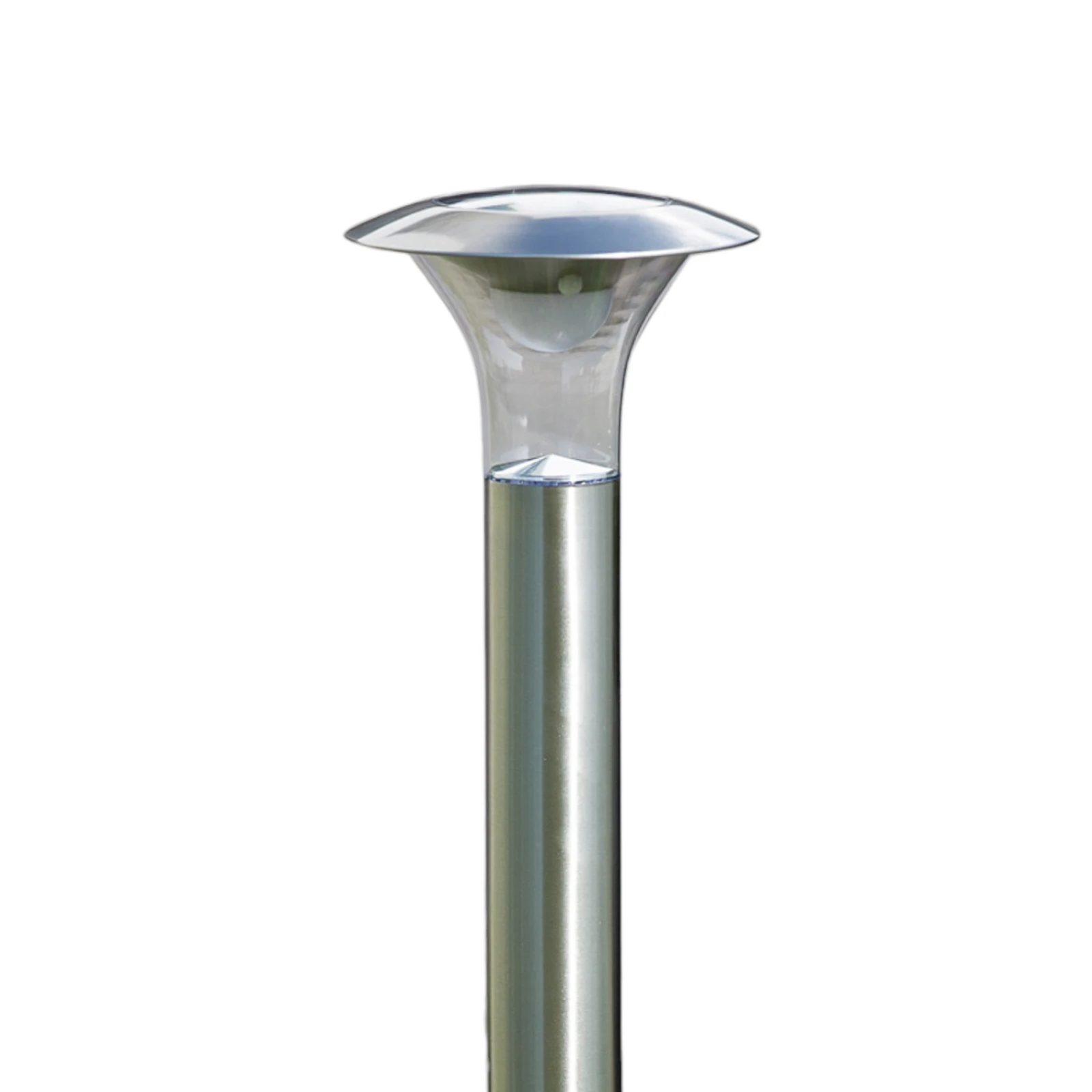 Lindby Jolin LED földi tüskés lámpa, 66 cm, rozsdamentes acél