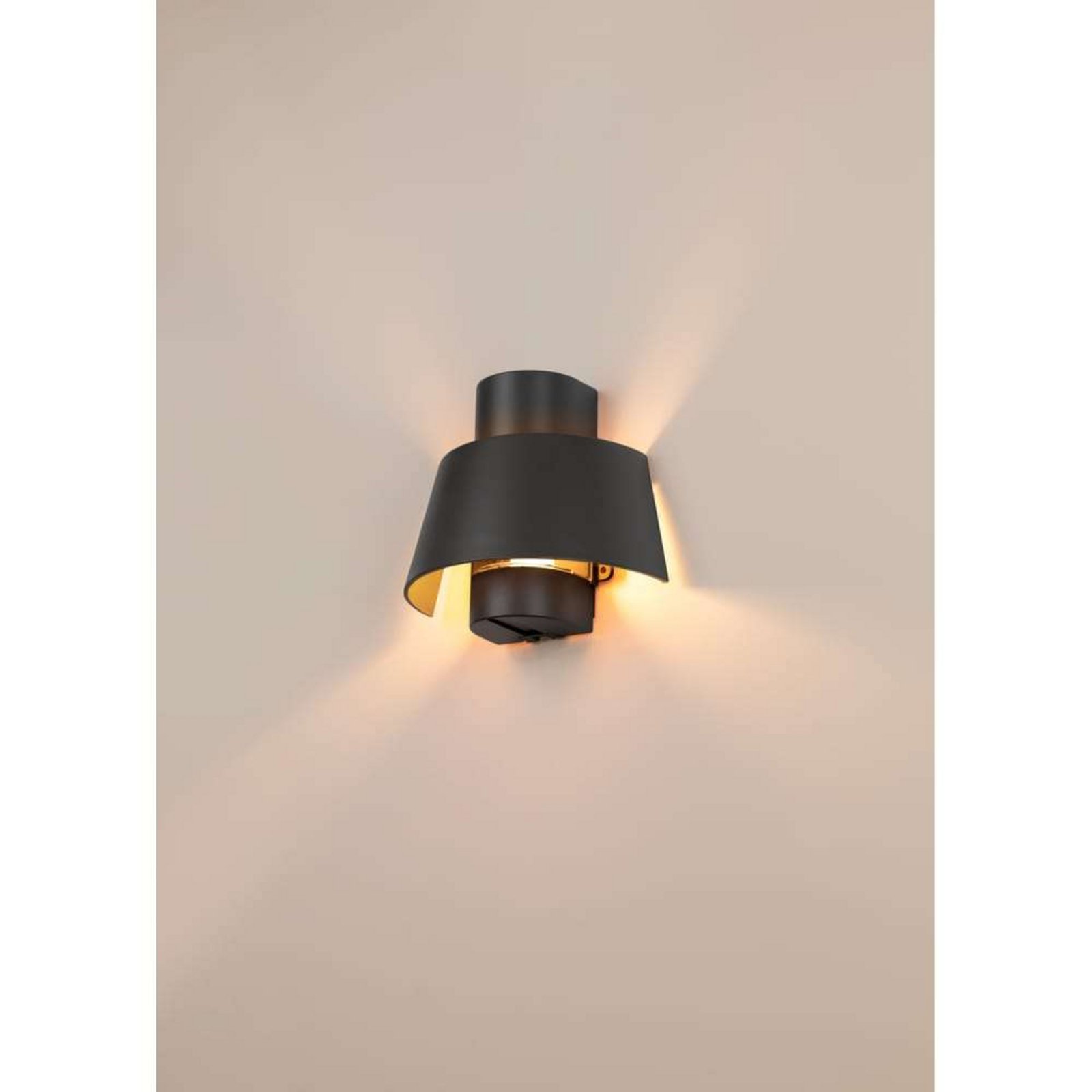 Photoni Exterior Aplică de Perete Conical Black - SLV