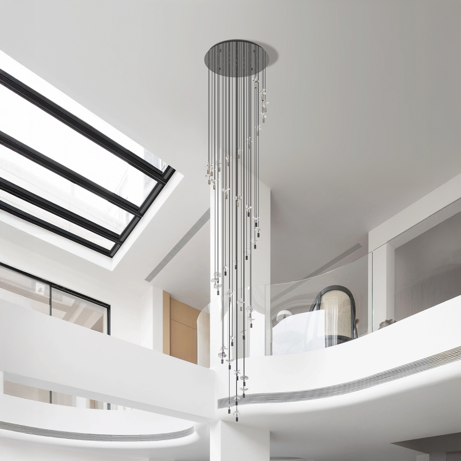 Suspension Comareira nickel 500 x 78 cm CCT - Stars of Light