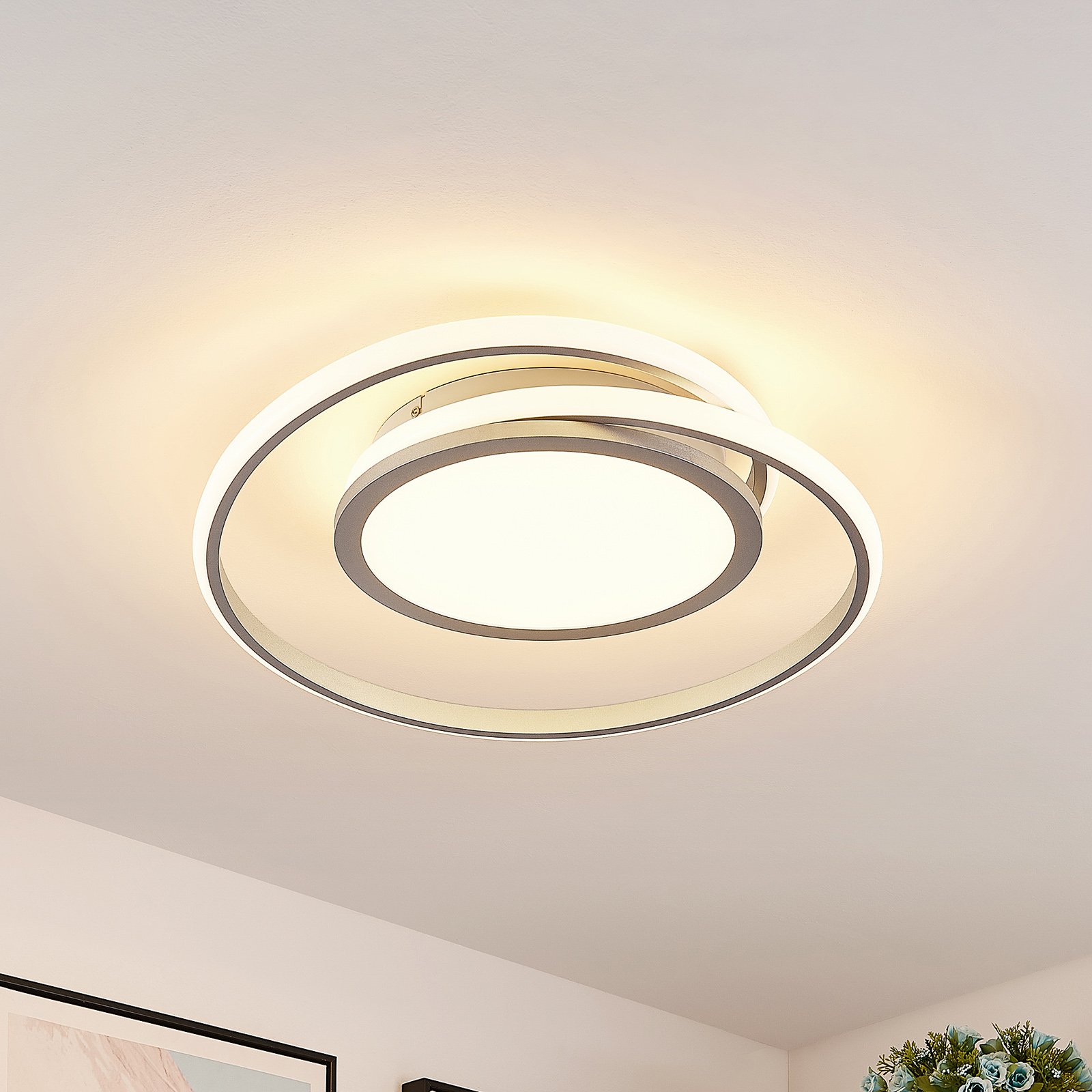 Lucande Noud LED mennyezeti lámpa, dimmelhető