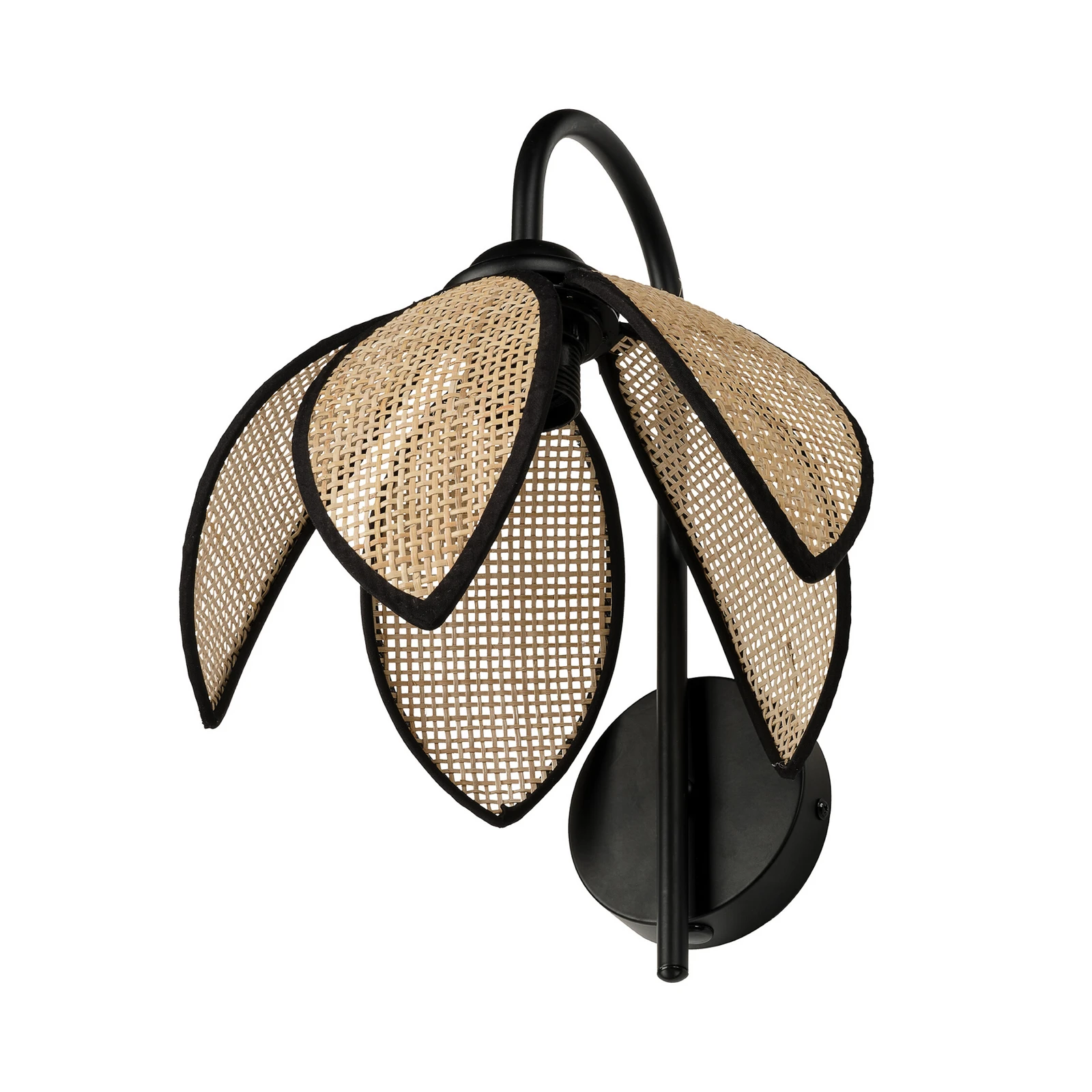 Kinkiet OSRAM Decor Rattan Lotus, beżowy/czarny, E27