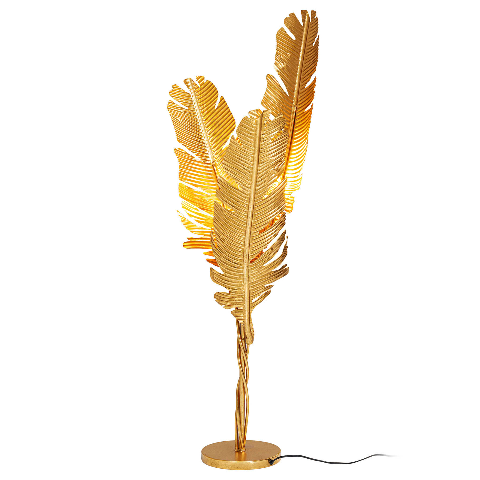 KARE Akile Lampe sur pied au design de feuilles hauteur 123 cm