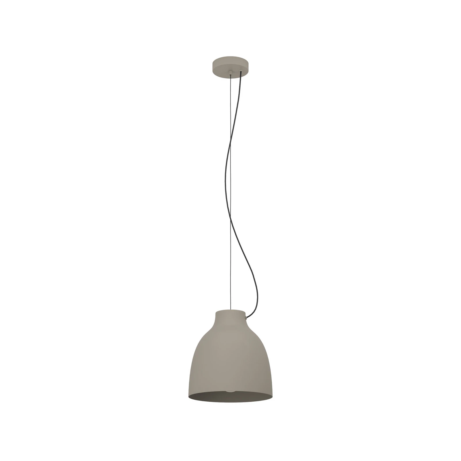 Hängeleuchte Camasca, 1-flammig, Ø 28 cm, taupe
