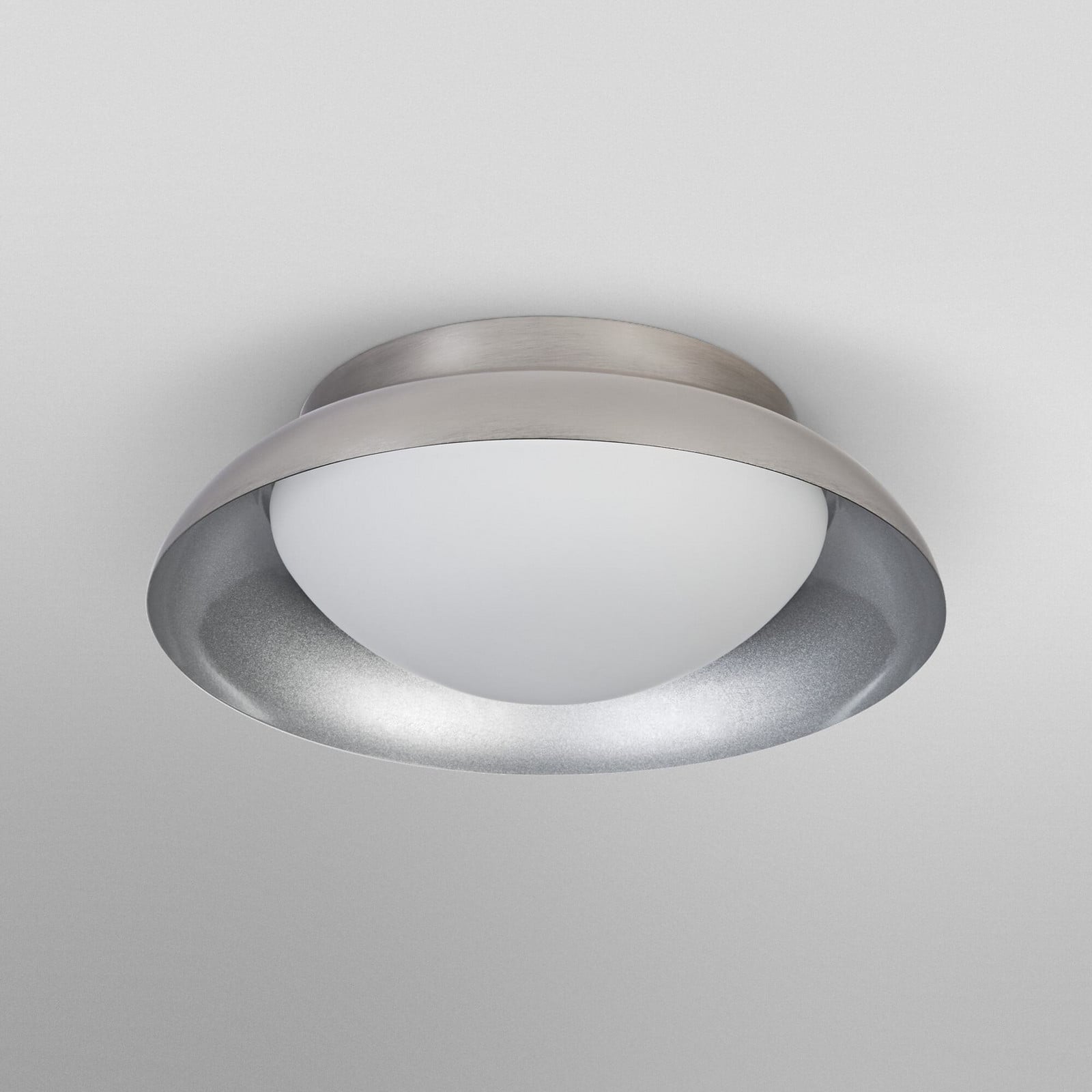 Plafonieră OSRAM ORBIS Milan nichel Ø 31 cm metal/sticlă