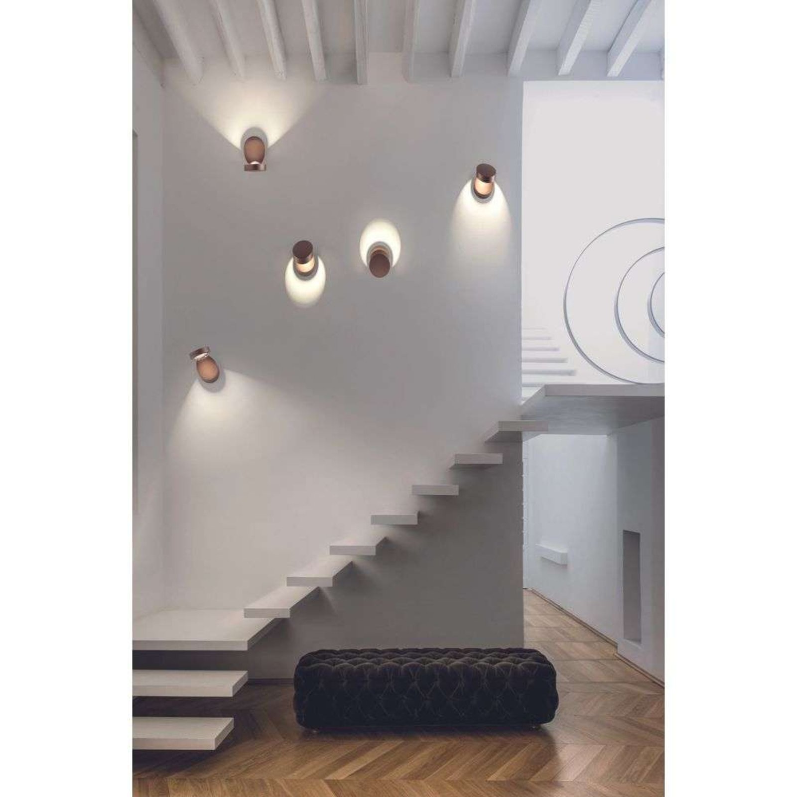 Pin-Up LED Vägg-/Plafond 2700K Copper Bronze - Lodes