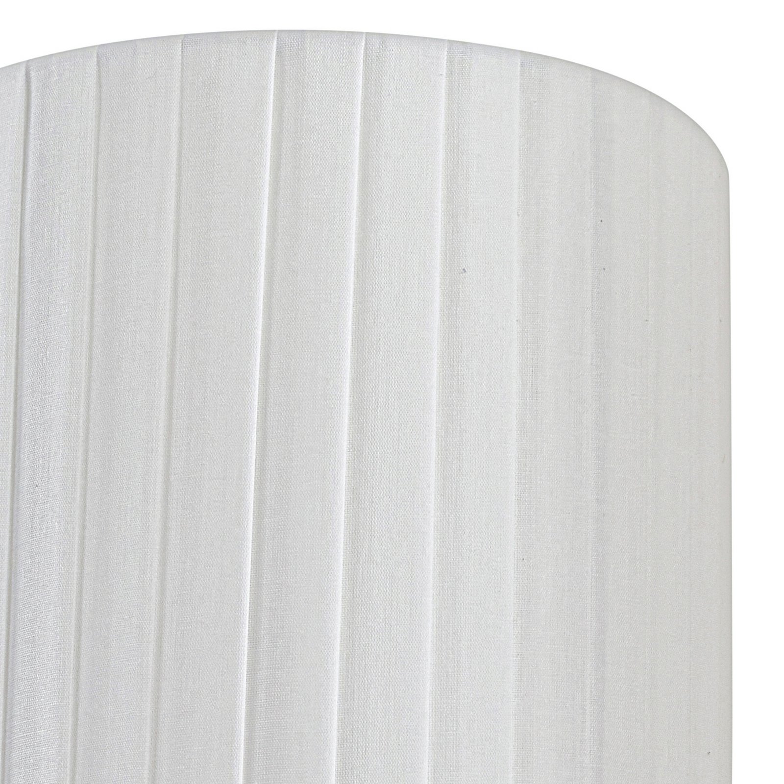 Lindby Wandleuchte Virelle, weiß, Textil, E27