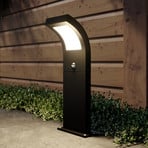 Arcchio Advik LED fali lámpa, 60 cm, antracit, érzékelő, IP54