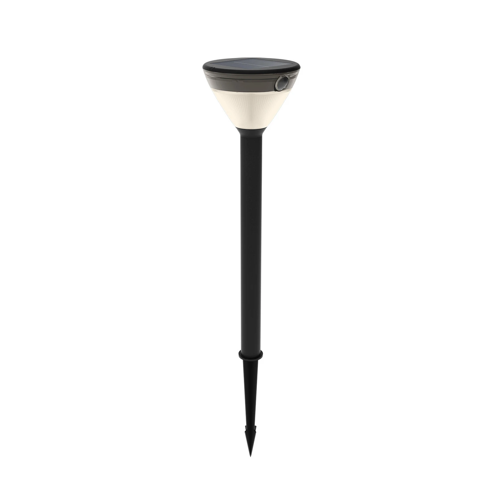 Philips LED-Solarwegeleuchte Kyna, schwarz, Sensor, IP44