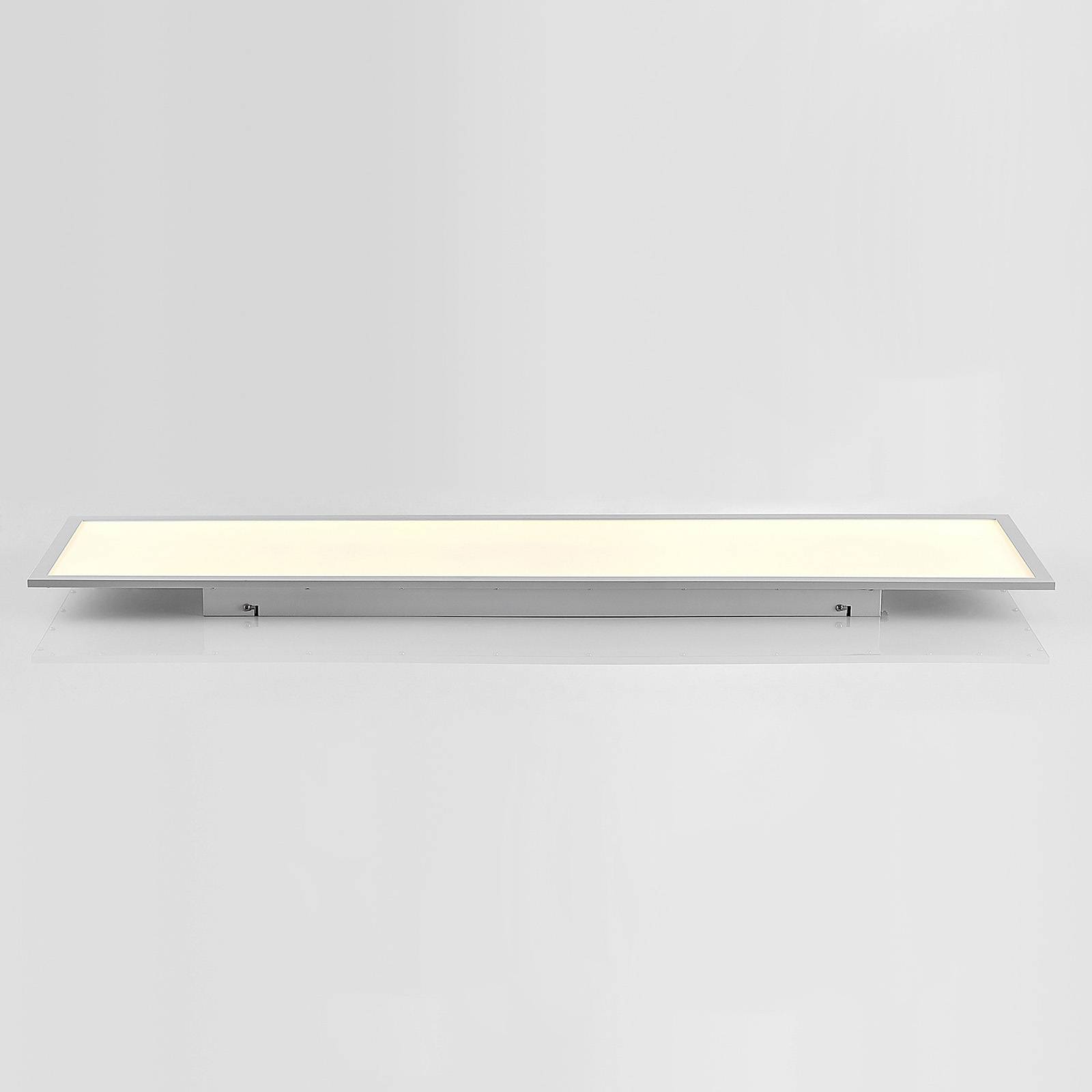 Lindby Quais panel LED 4 000 K, 30x120 cm