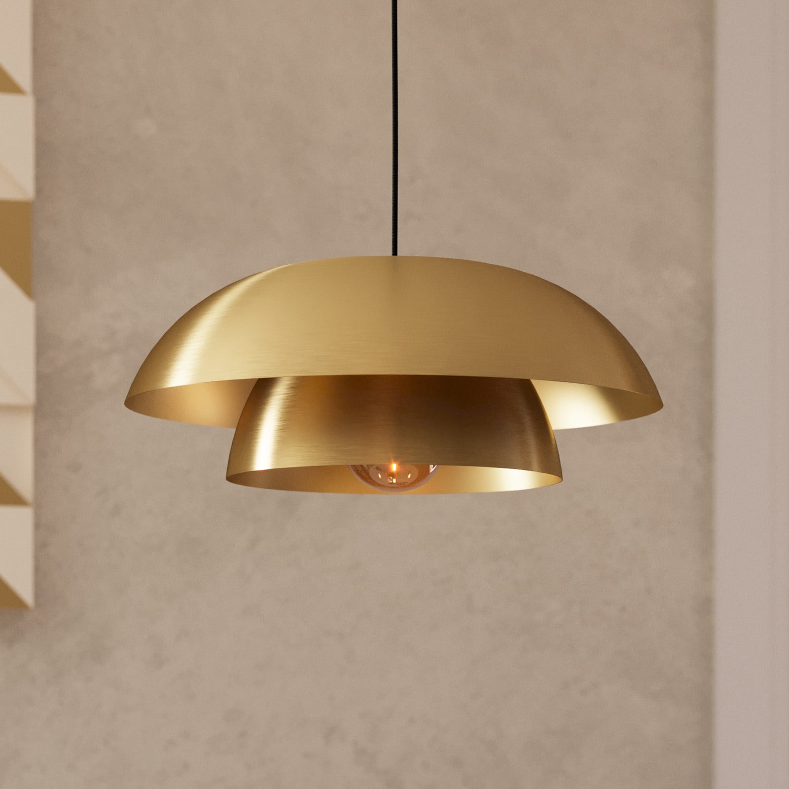 EGLO Cenciara lampă suspendată alamă periată - Camera de zi / sufragerie - Metal