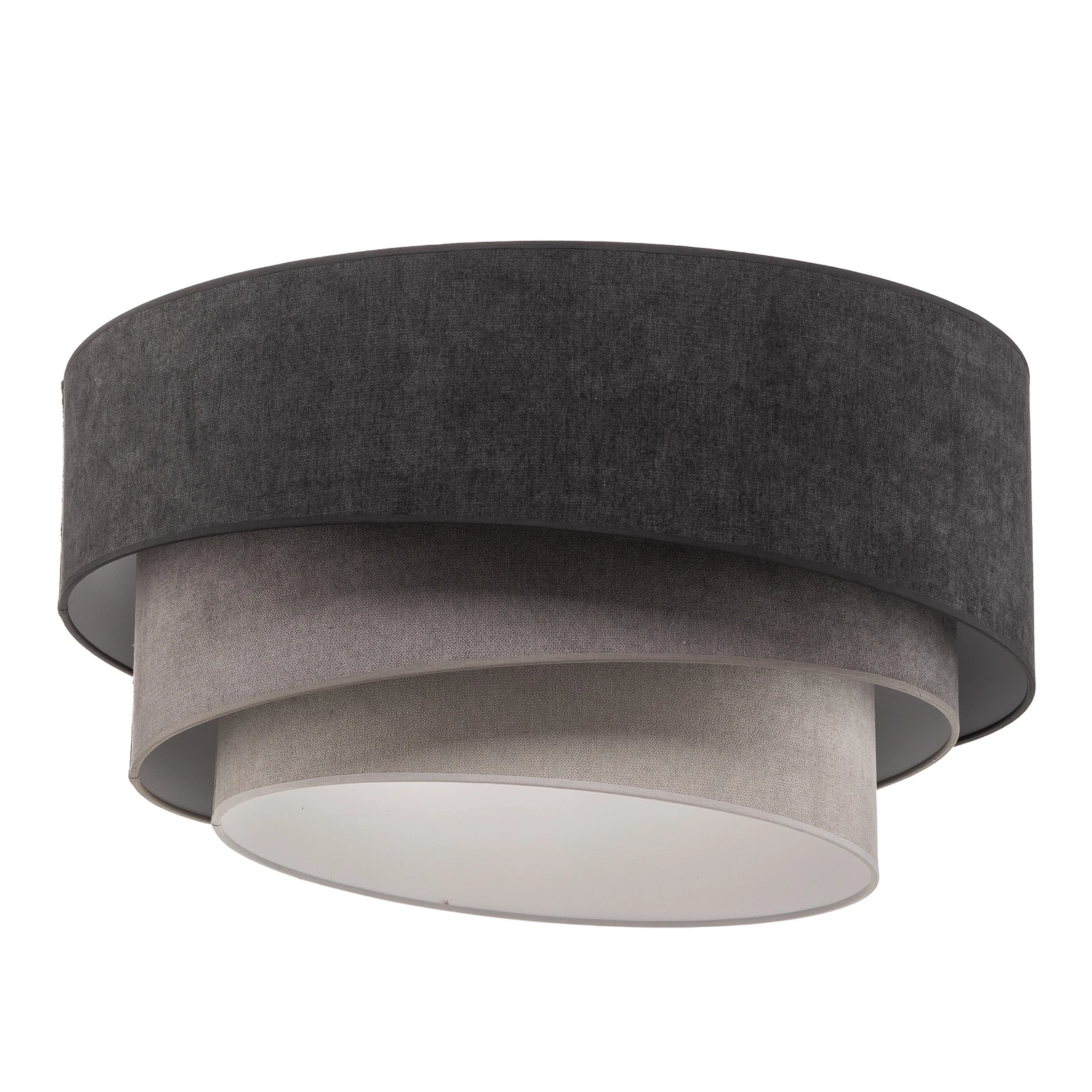 Plafonnier Pastell Trio Ø 60 cm en 3 nuances de gris