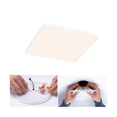 Paulmann Veluna Edge LED vestavná IP44 3000K 16x16cm