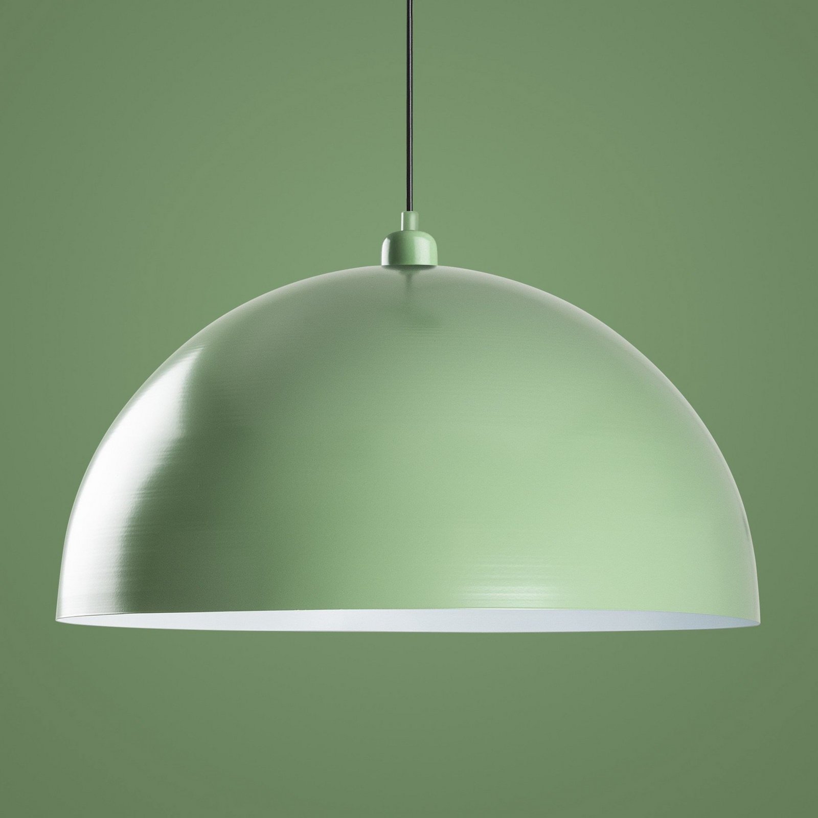 Hängeleuchte Kure, mintgrün, Metall, Ø 60 cm, E27