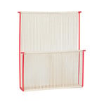 String Wall Magazine Holder Crvena/Bijela - Hübsch