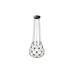 Mesh Suspension Ø100xH90 Phase 1m Black - Luceplan