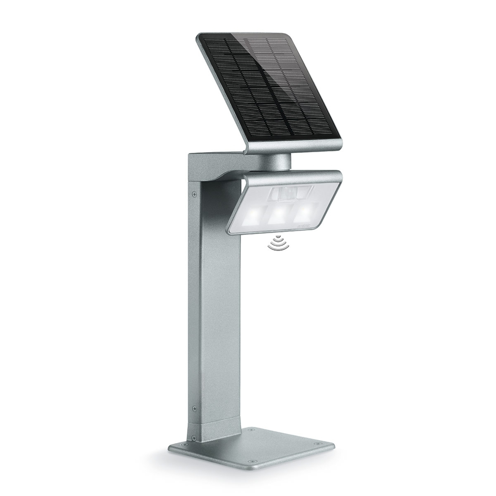 STEINEL XSolar GL-S Stand LED-Solarleuchte silber