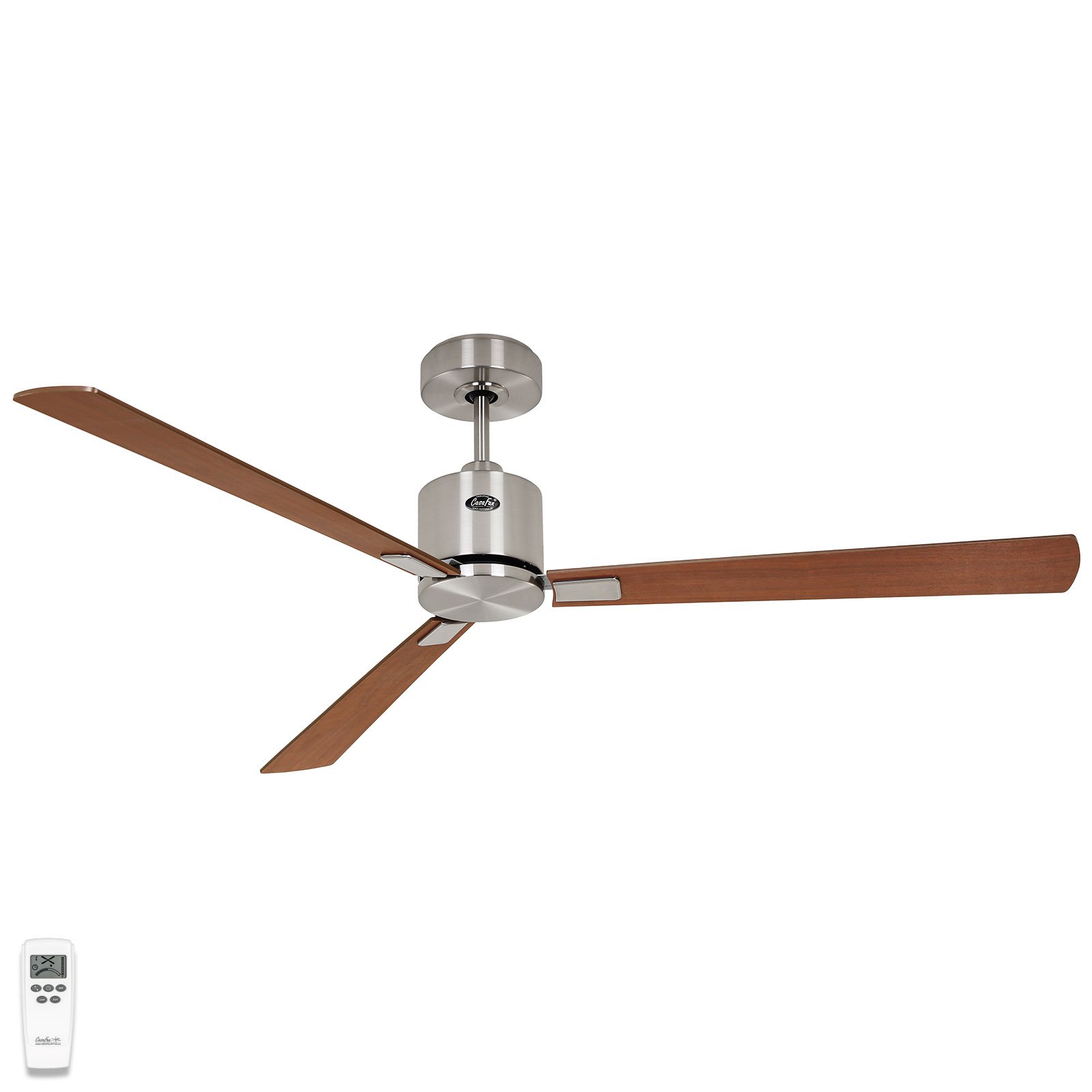 Eco Concept ceiling fan 152cm chrome/wood