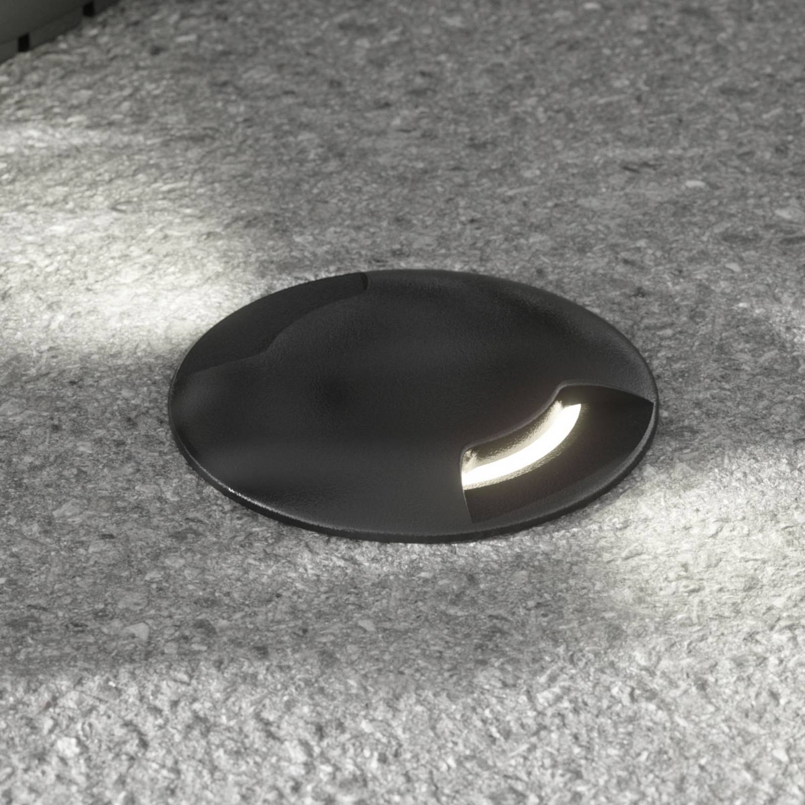 Fumagalli Ceci 160-2L deck light round black 10 W CCT - Recessed Floor Light - Recessed Light - Modern