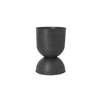 Hourglass Pot de Fleurs Large Black - Ferm Living