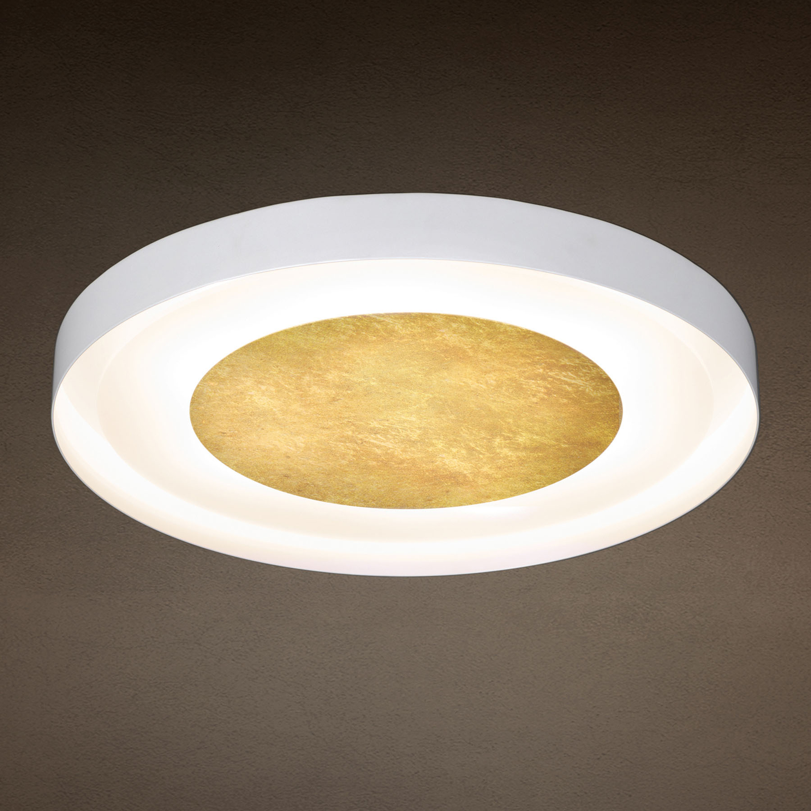 3560/6PL ceiling light, gold leaf, Ø 51 cm