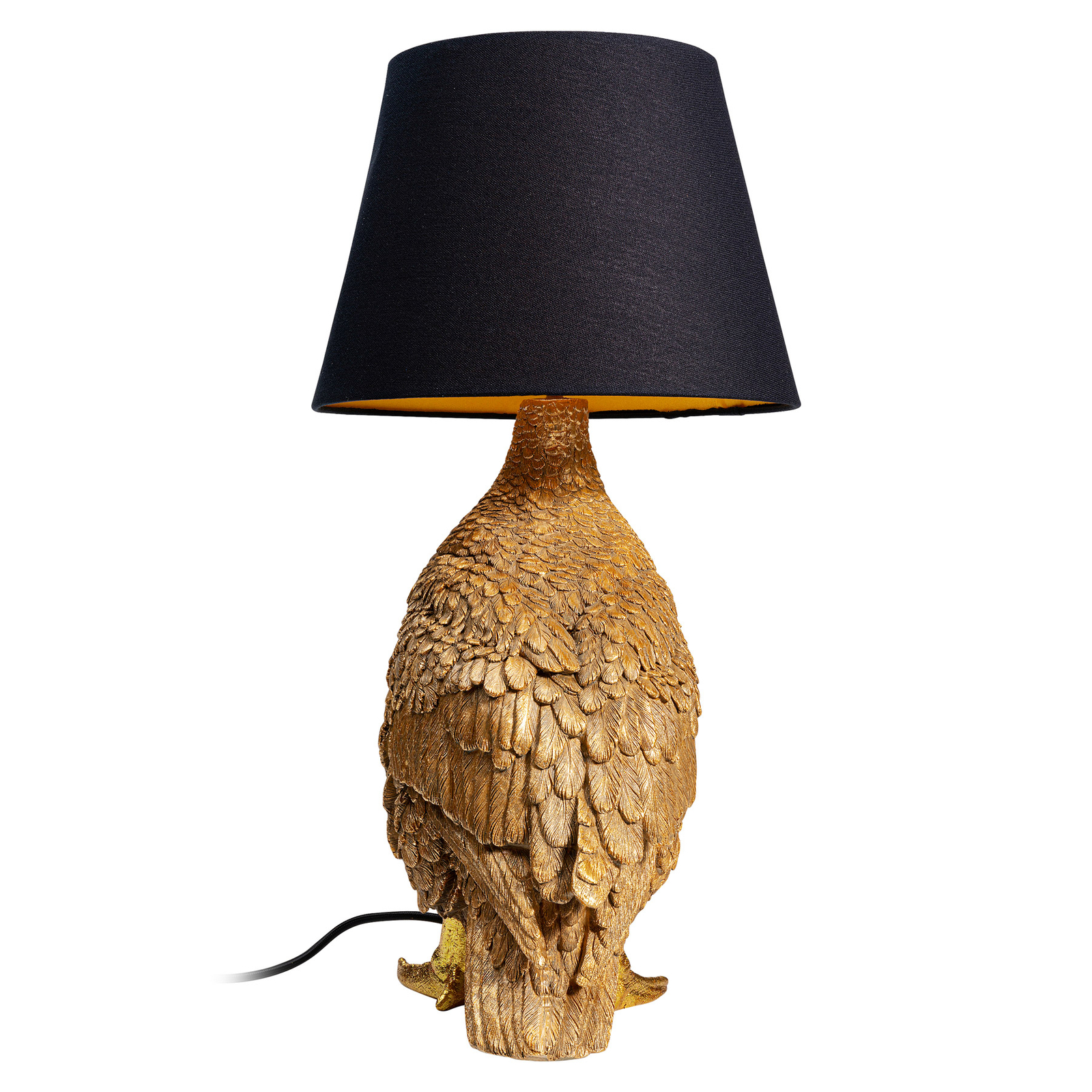 Stolová lampa KARE Animal Duck s látkovým tienidlom