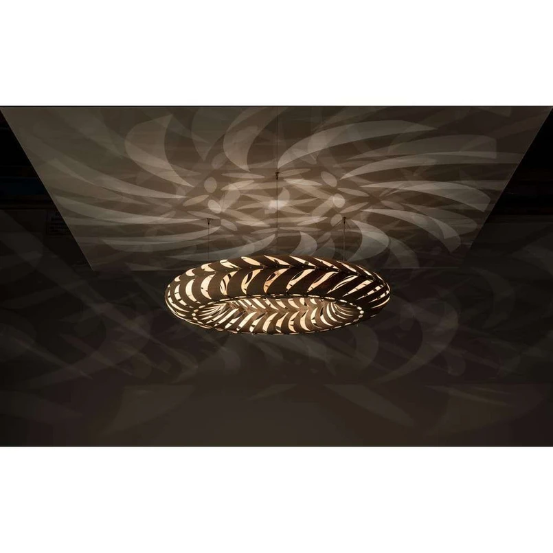 david trubridge - Maru Pendant Ø110 Black 1 Side