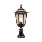 1122 pillar light cast aluminium black-copper