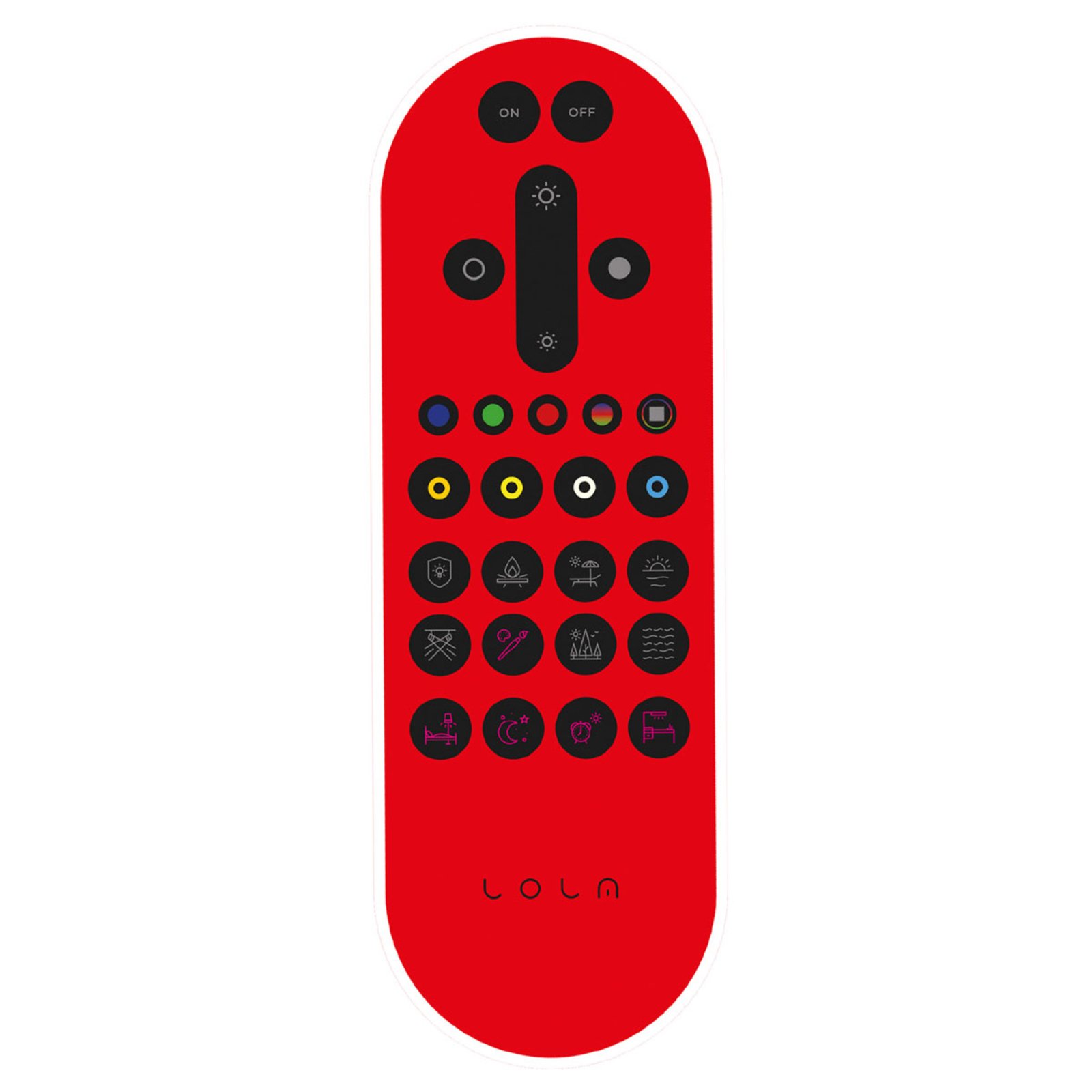 Multifunctional remote control for Lola series