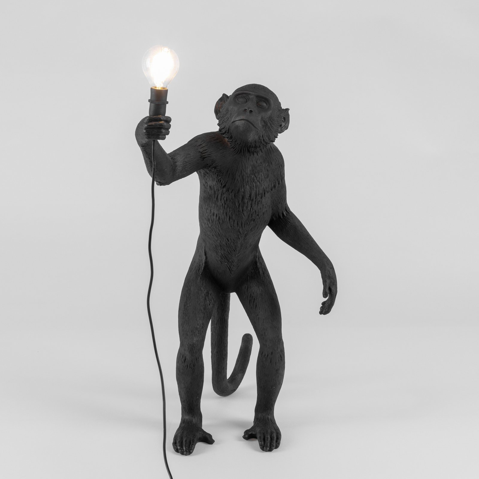 Monkey Standing Venkovní Stolní Lampa Black - Seletti