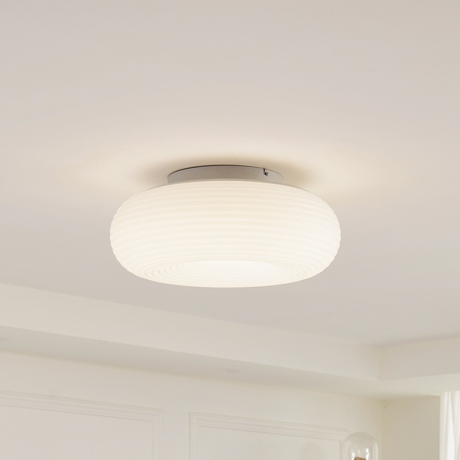 Candeeiro de teto LED inteligente Lucande Bolti, branco, RGBW, CCT, Tuya