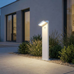 „Lucande“ LED kelio šviestuvas „Silvan“, baltas, 100 cm, su jutikliu, IP54