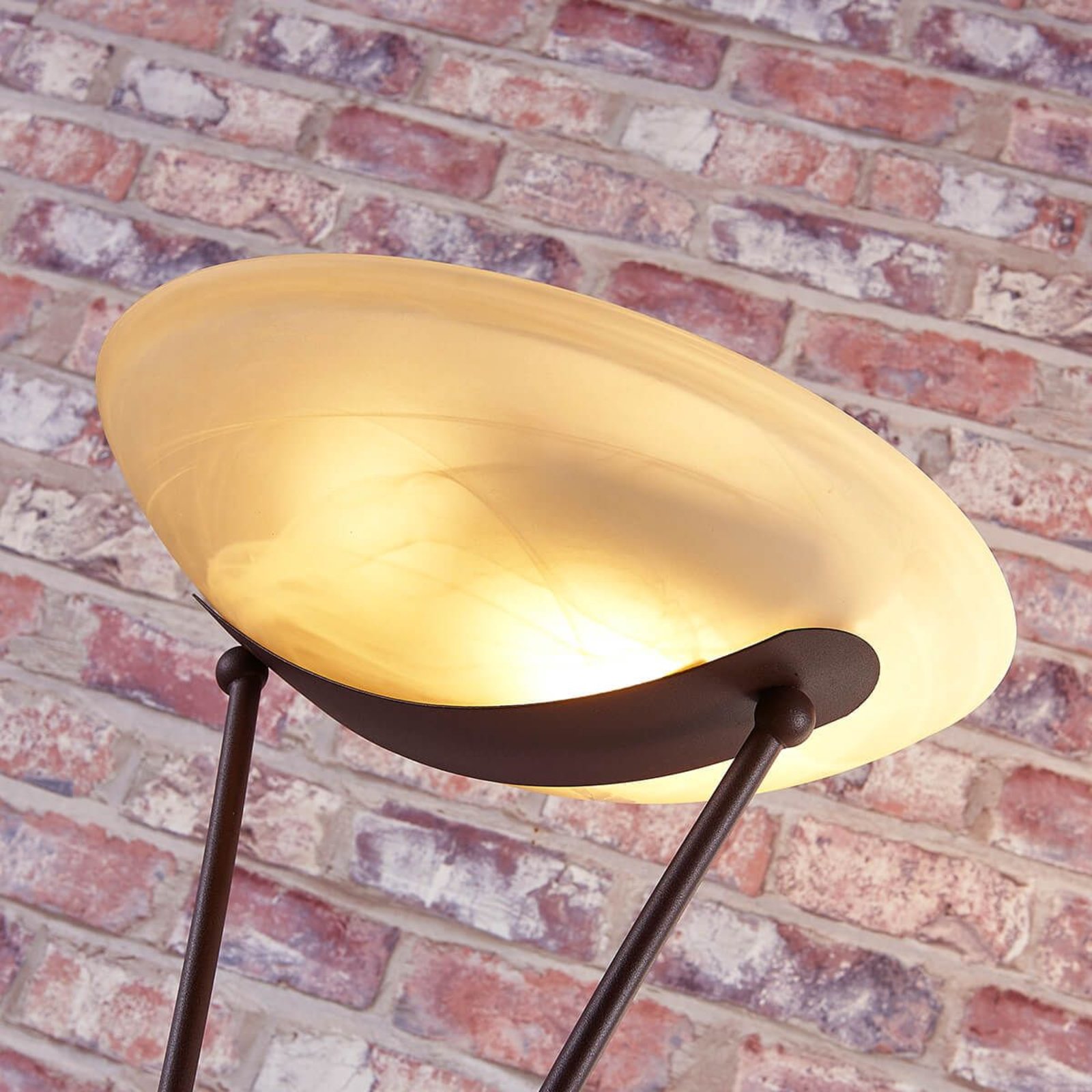 Felicia Vloerlamp Rust/Amber - Lindby