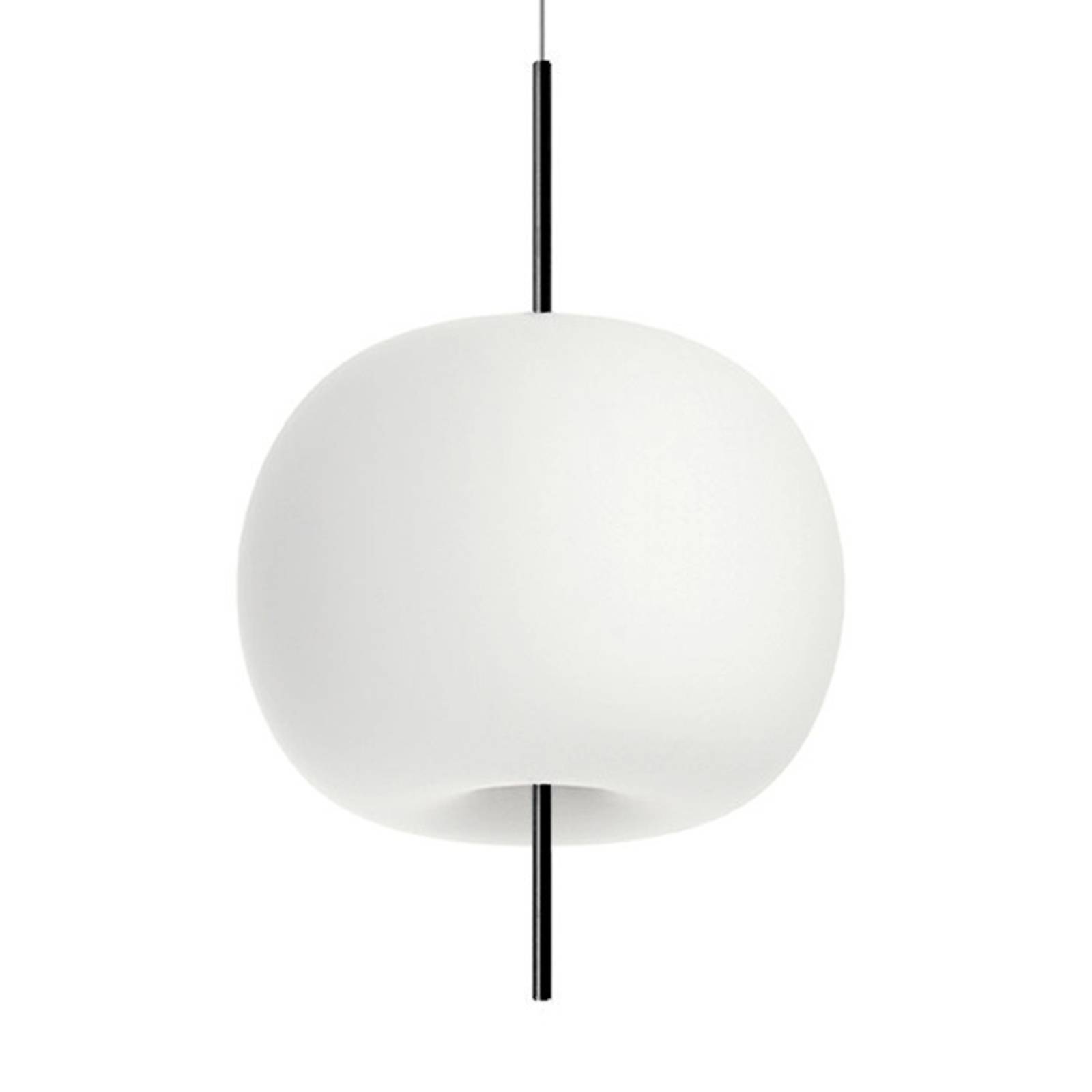 1: Kundalini Kushi hængelampe Ø 43 cm sort/hvid