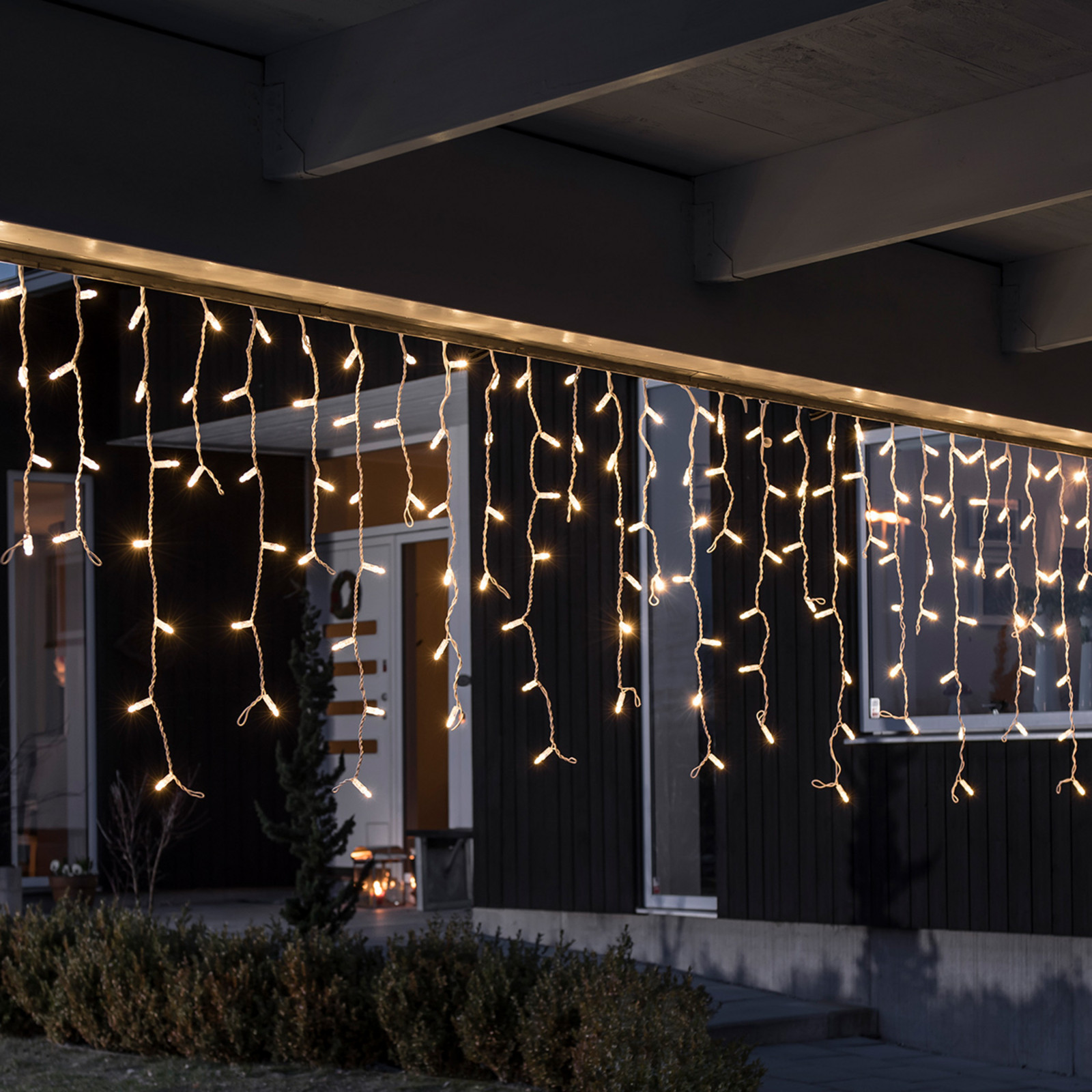 Konstsmide Christmas LED svjetlosna zavjesa 24V sustav proširenja 100 svjetla. - bijela - Plastika