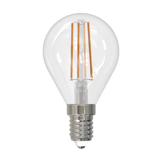 LED bulb E14 8W 2,700K filament golf ball dimmable