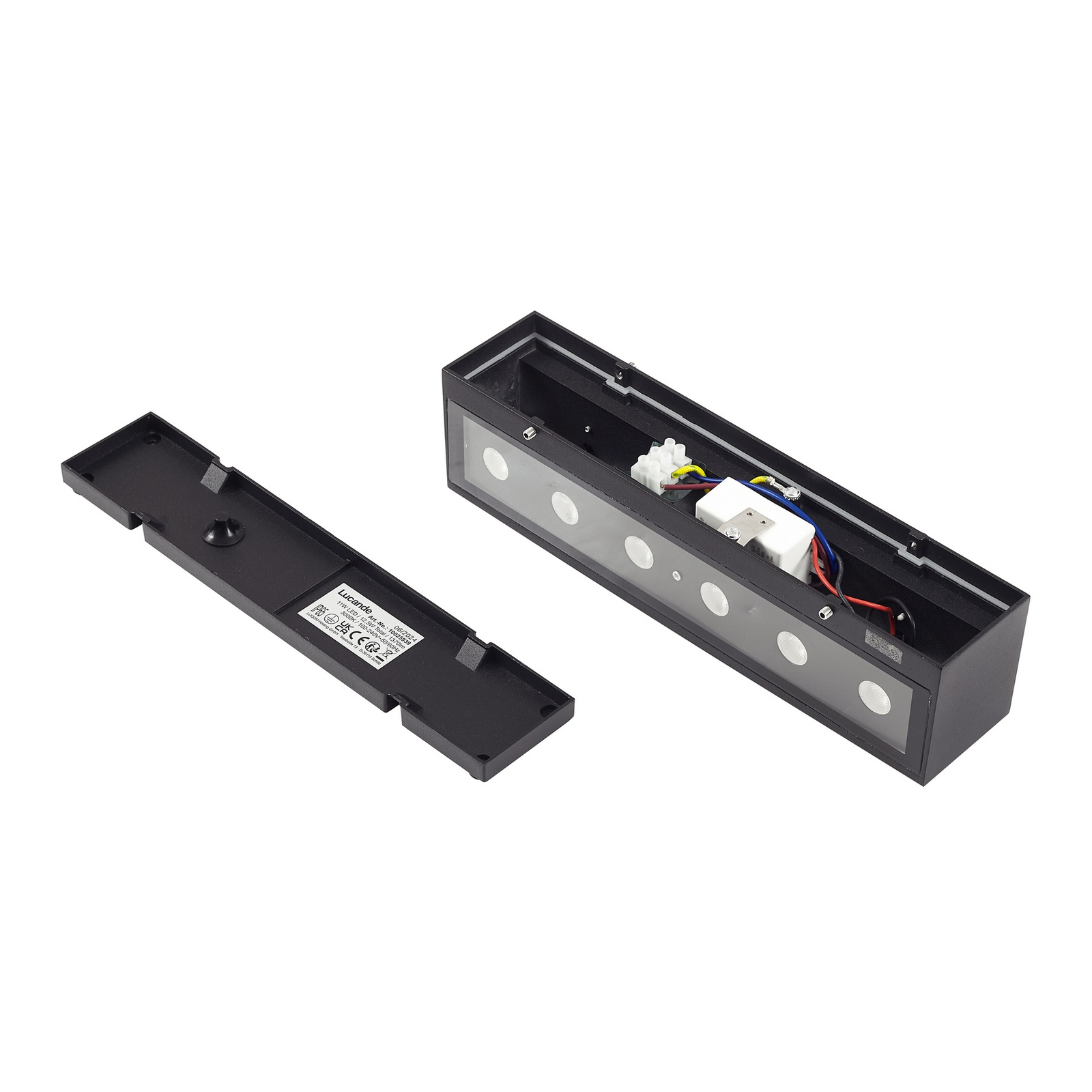 Selim LED Utomhus Vägglampa L30 Svart - Lucande