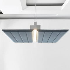 Luceplan Diade riippuvalaisin vaakasuora 120cm sininen