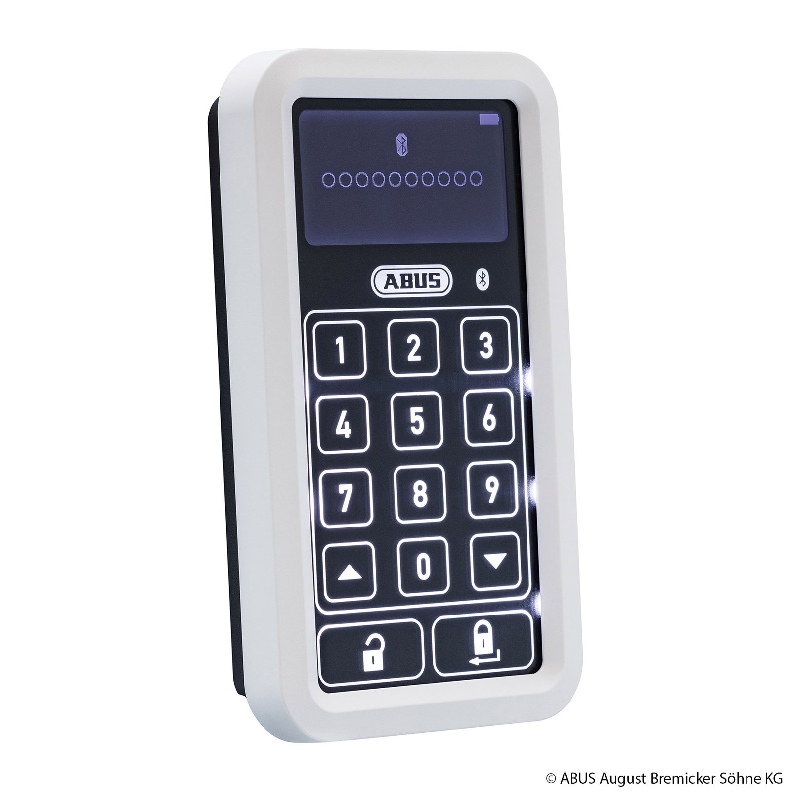 Klawiatura Bluetooth Hometec Pro CFT3100 firmy ABUS w kolorze białym